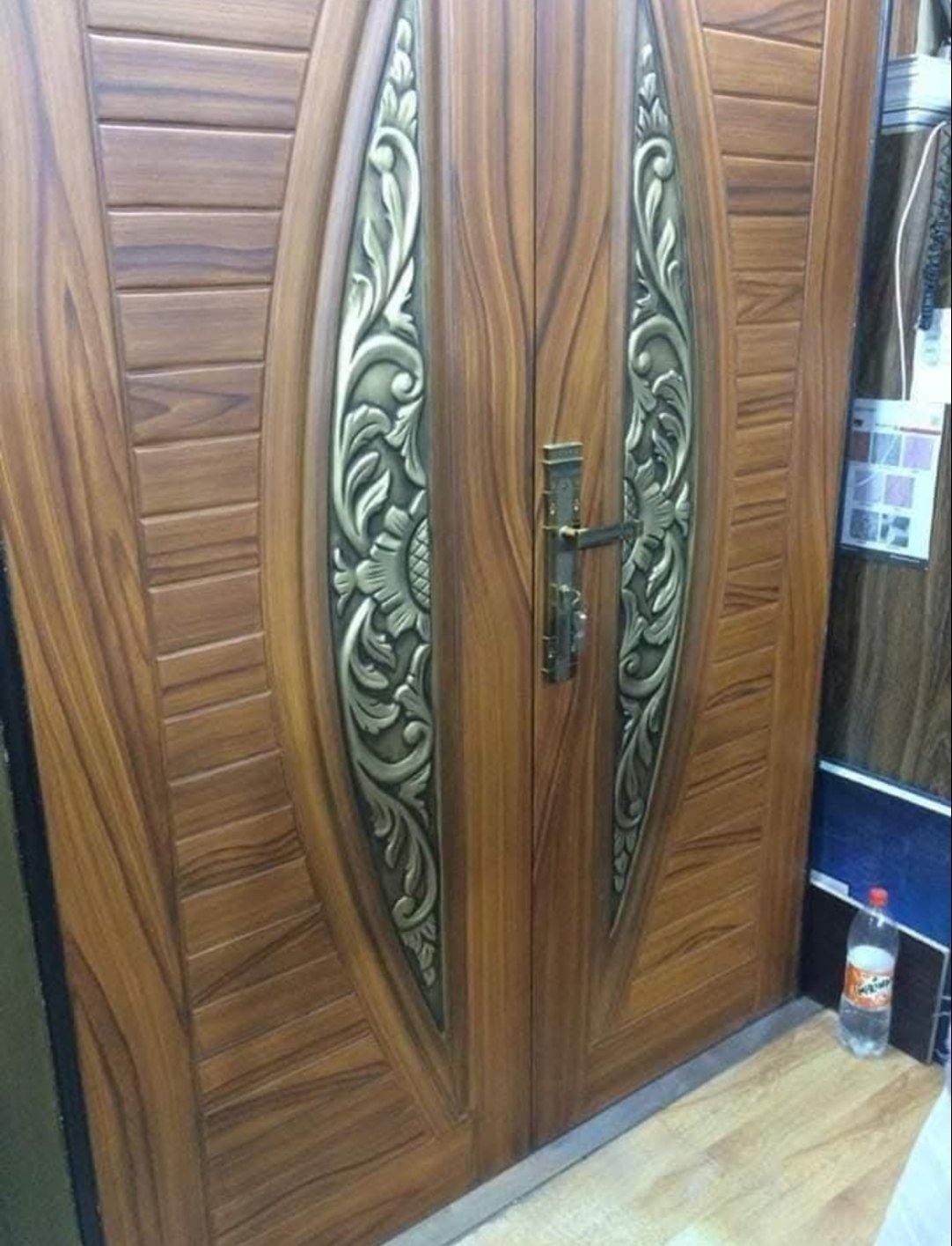 MKG Group carved fiberglass double door