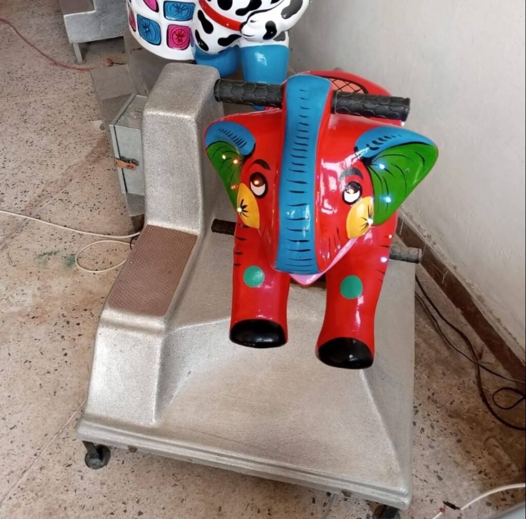 MKG Group Fiberglass Play Station — elephant ride